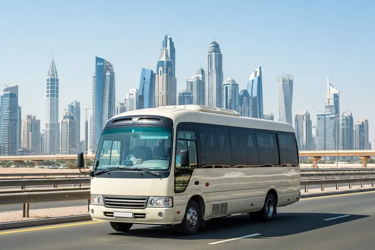 25 Seater Bus in Sharjah for Inter-Emirate Corporate Travel