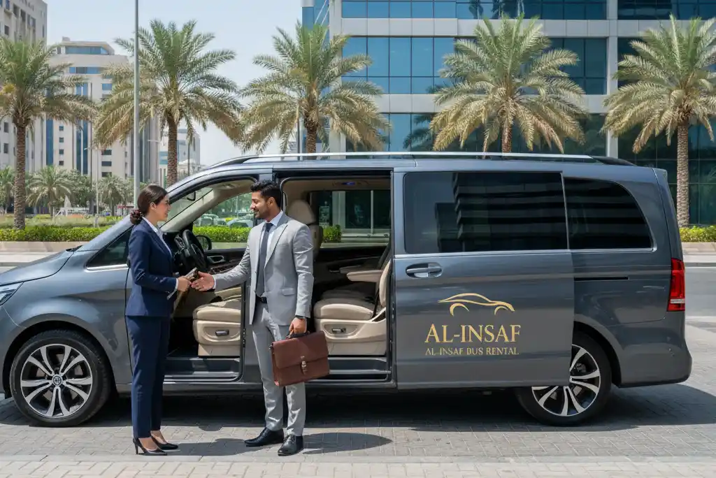 10 seater in Sharjah for executive corporate transfers