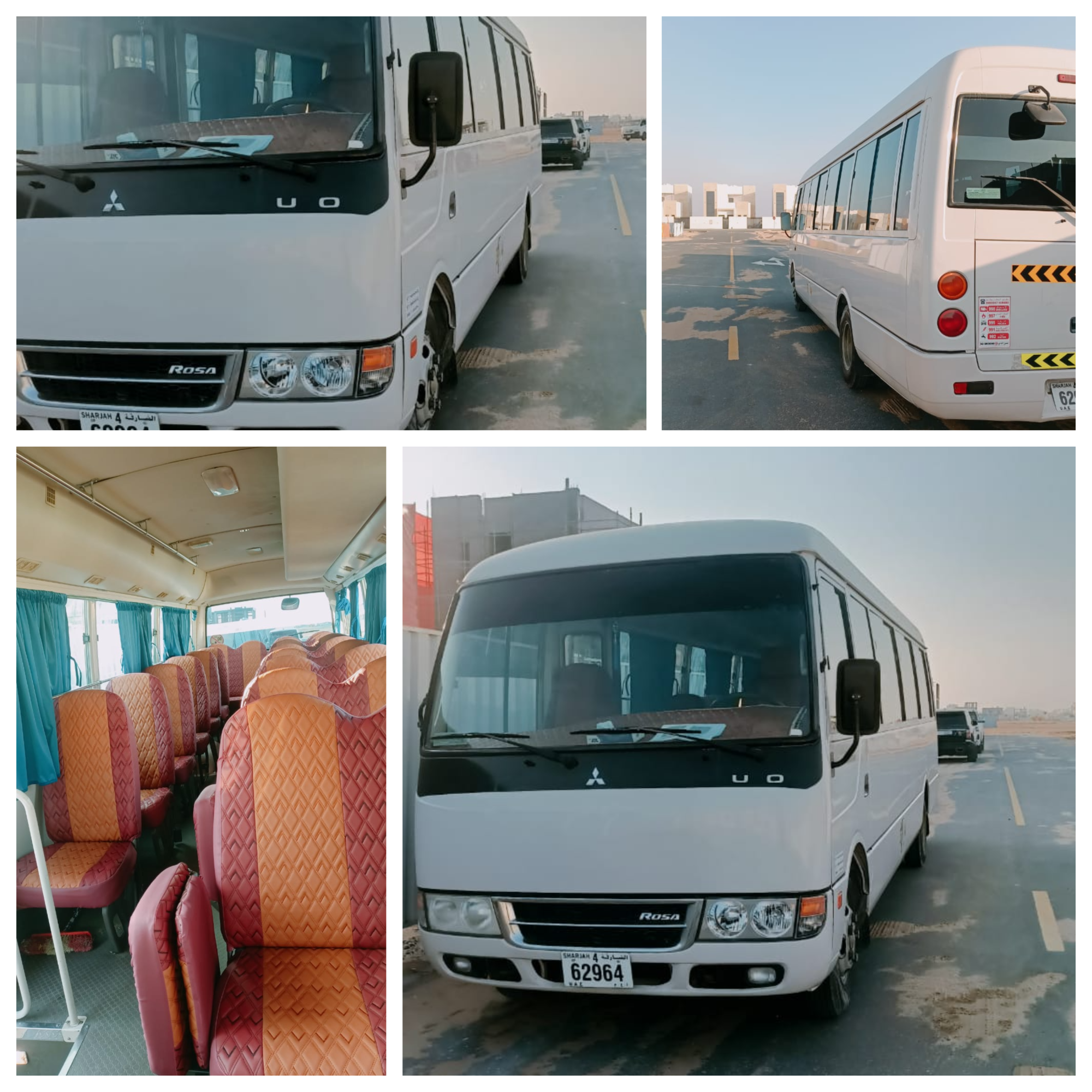 34 Seater Bus For Rent in Sharjah
